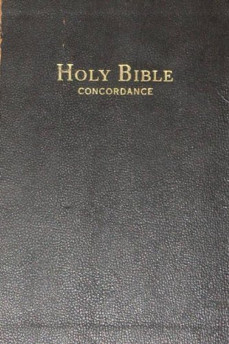image of a bible concordance