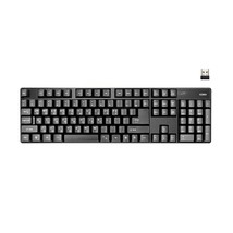 Cosy Tony Korean English Wireless Keyboard 2.4GHz USB Membrane with Skin Cover image 1