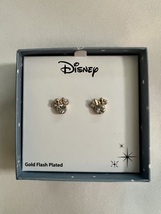 Disney's Minnie Mouse April Birthstone Rose Gold Plated Stud Earrings - $19.95
