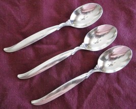 1847 Rogers IS Silverplate 3 Teaspoons Flair Pattern 6&quot; GUC - $11.87