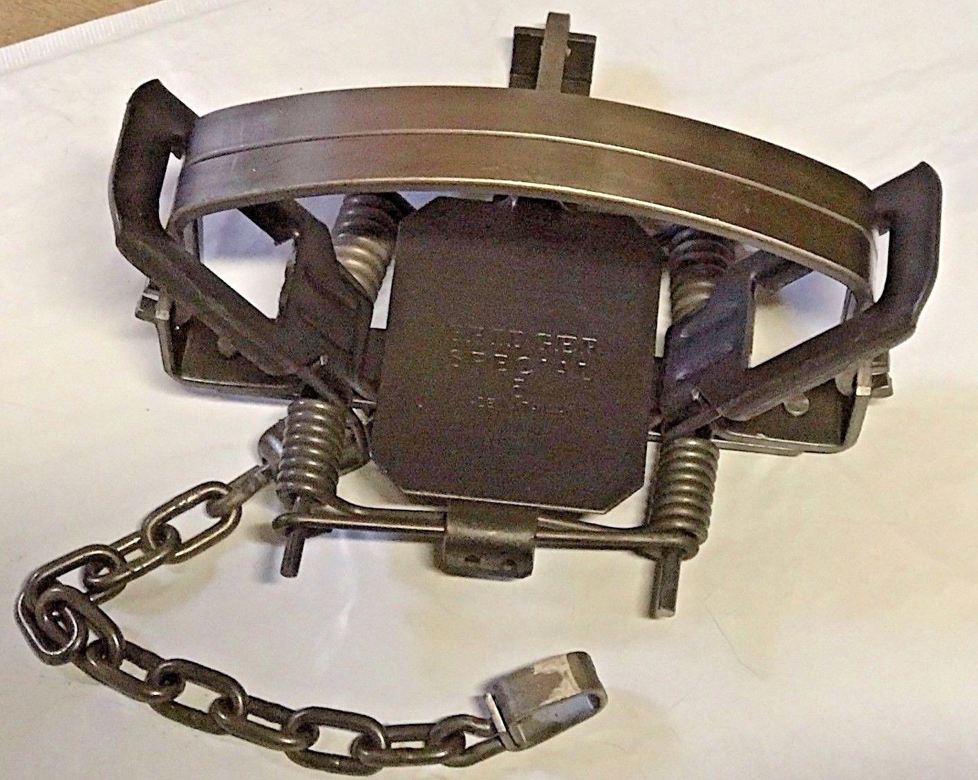 2 - BRIDGER #5 COILSPRING 4-coil Beaver, Otter, Wolf, Cougar trap Traps