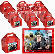 Hotel Transylvania Party Favor Boxes Thank you Decals Stickers Loots 12P... - $24.70
