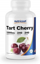Nutricost Tart Cherry Extract 3000mg, 240 Veggie Capsules - Gluten Free, Non-GMO - $61.73