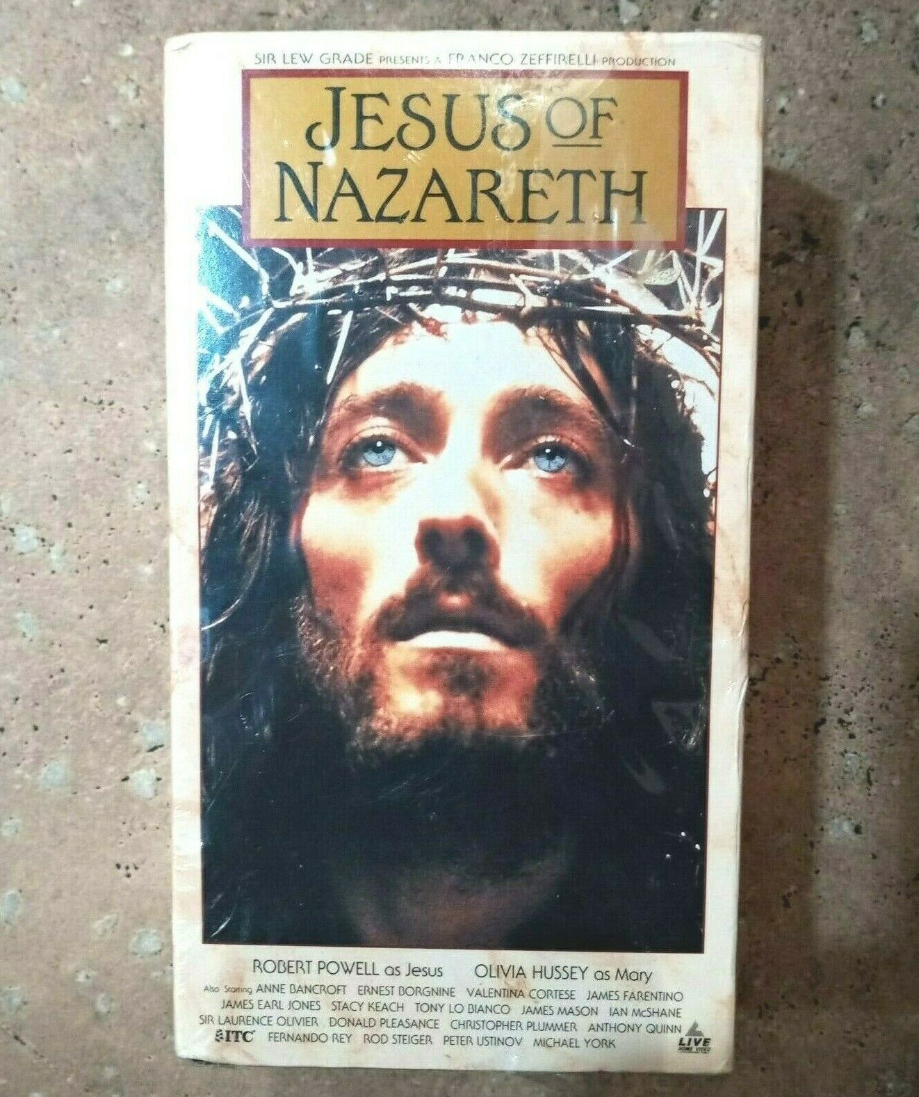 Jesus of Nazareth Robert Powell Artisan Home Entertainment 3 VHS Set ...