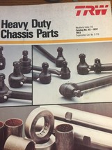 TRW CHASSIS PARTS CATALOG NO.XC-183T 1983 Heavy Duty Chassis - $18.65