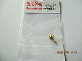 Cal Scale # 190-551 Nathan M-5 Air Horn Brass Pack of 1 HO-Scale image 3
