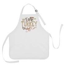Talk Turkey To Me Thanksgiving Apron, Thanksgiving Apron, Thanksgiving Gift - $13.99+