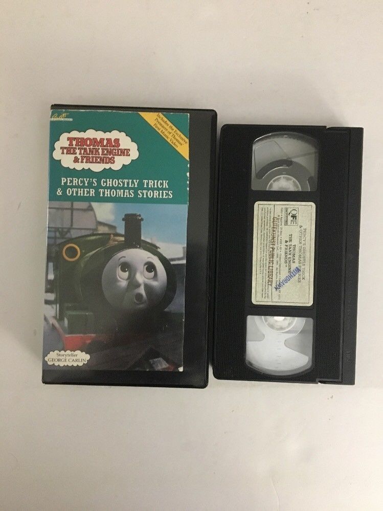 Thomas the Tank Engine & Friends Percy’s Ghostly Trick VHS-TESTED-RARE ...