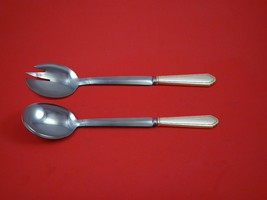 William and Mary by Lunt Sterling Silver Salad Serving Set 2pc Modern Custom - $147.51