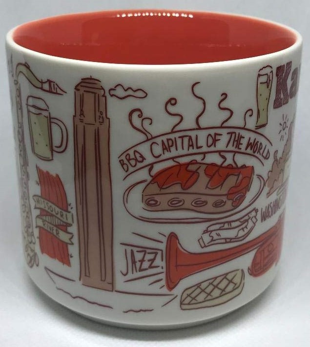 Starbucks 2018 Kansas City Been There Collection Coffee Mug Brand New