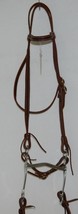 Courts Saddlery 110141 Leather Brow Bridle Curb Bit Reins Burgundy Color image 2