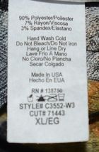 ZigZag Stripe Brand Black Floral Peek A Boo Button Womens Cardigan Size XL image 6