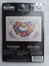NEW Bucilla Counted Cross Stitch Kit Heavens Design 5.75&quot; x 3.625&quot; 43413... - $14.99