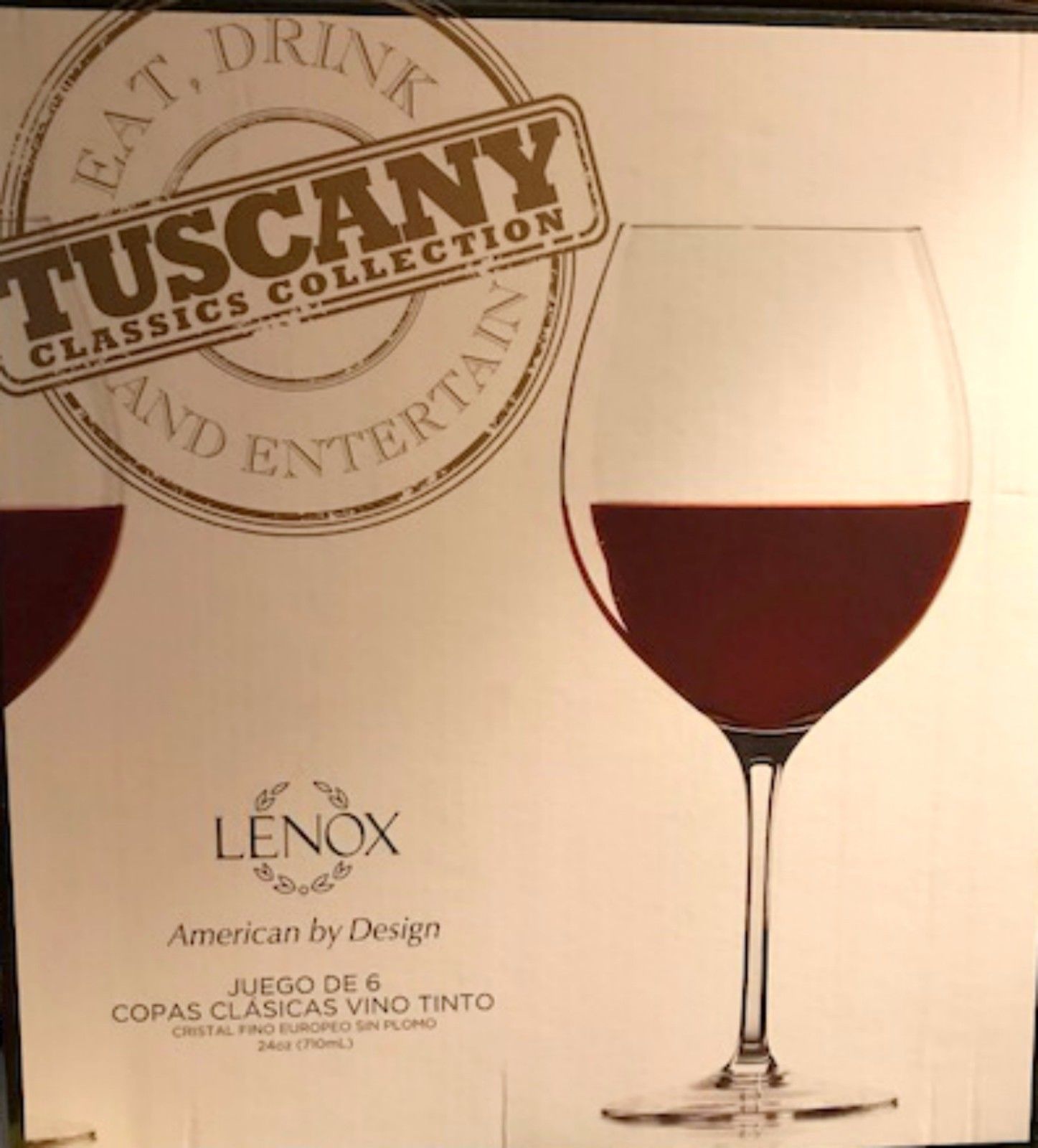 Lenox Tuscany Classics Red Wine Glasses Five And 14 Similar Items Lenox Tuscany Classics Red Wine Glasses Five Stems 24 Ounce Lead Free Crystal