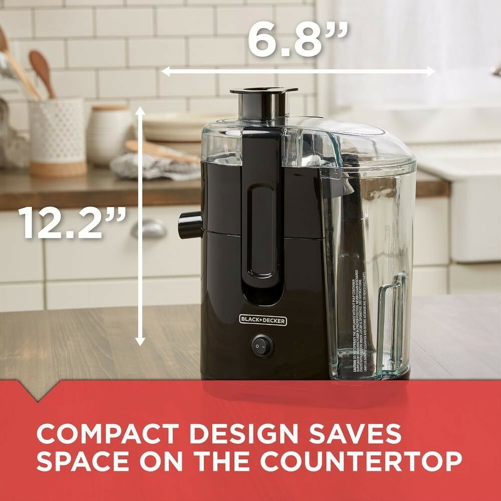 Black & Decker JE2200 400W Fruit & Vegetable Juicer Extractor Custom