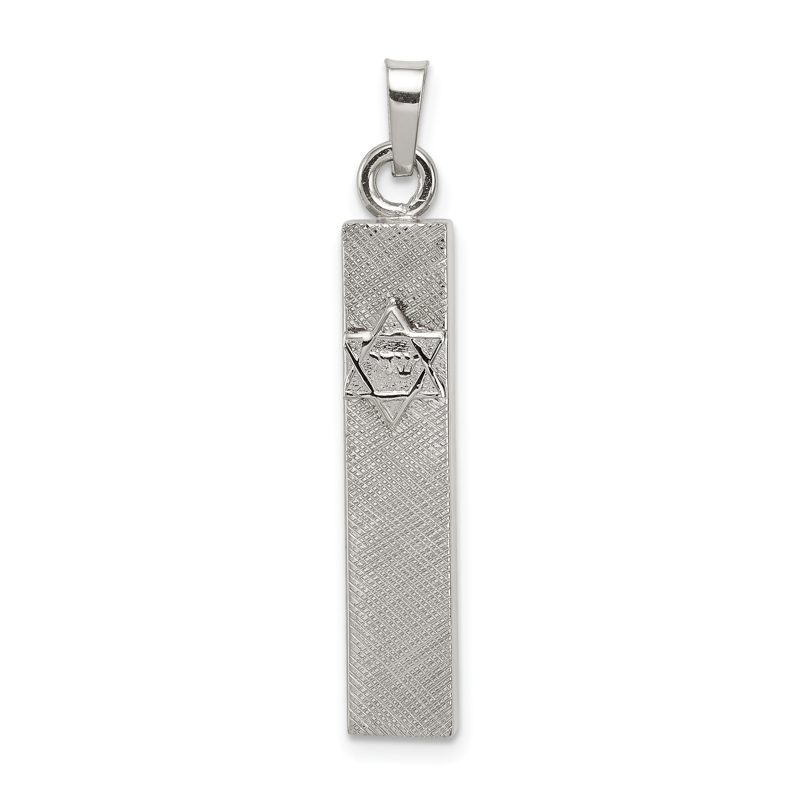 Sterling Silver Mezuzah Pendant Fine Charms & Charm Bracelets