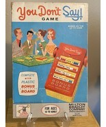Vintage Milton Bradley You Don’t Say 1963 NBC TV Show board game 100% Co... - $14.99