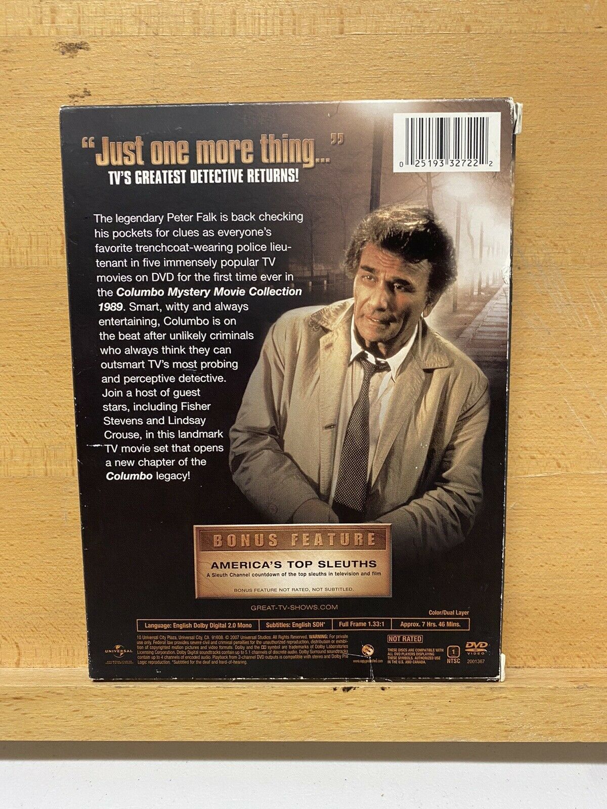 Columbo Mystery Movie Collection DVD 3-Disc Box Set Peter Falk - DVDs ...