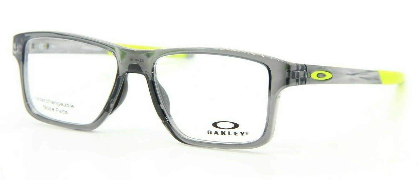 NEW OAKLEY OX8143-0652 CHAMFER SQUARED SMOKE EYEGLASSES AUTHENTIC FRAME ...