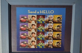 USPS/ 2011 Disney - Pixar/ Mail A Smile/ 20 Forever Stamps/ FRAMED - $35.00