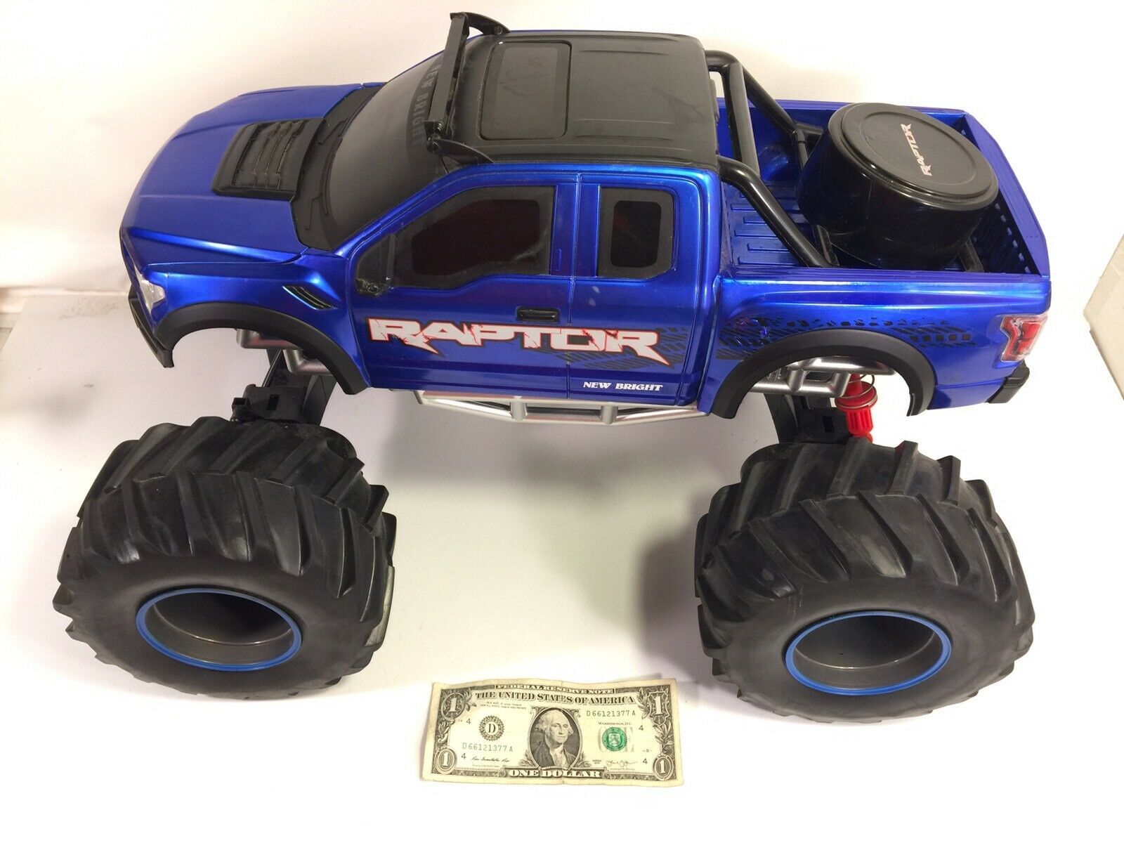 Ford Raptor 4 Door Truck New Bright RC Monster Crawler Blue Body 1/6 Large Scale - Cars, Trucks ...