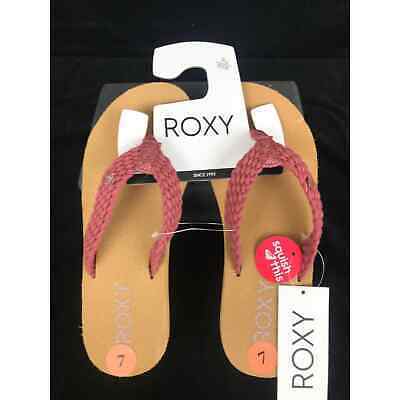 Women's flip flops sandals brown Low tide Roxy 7 New
