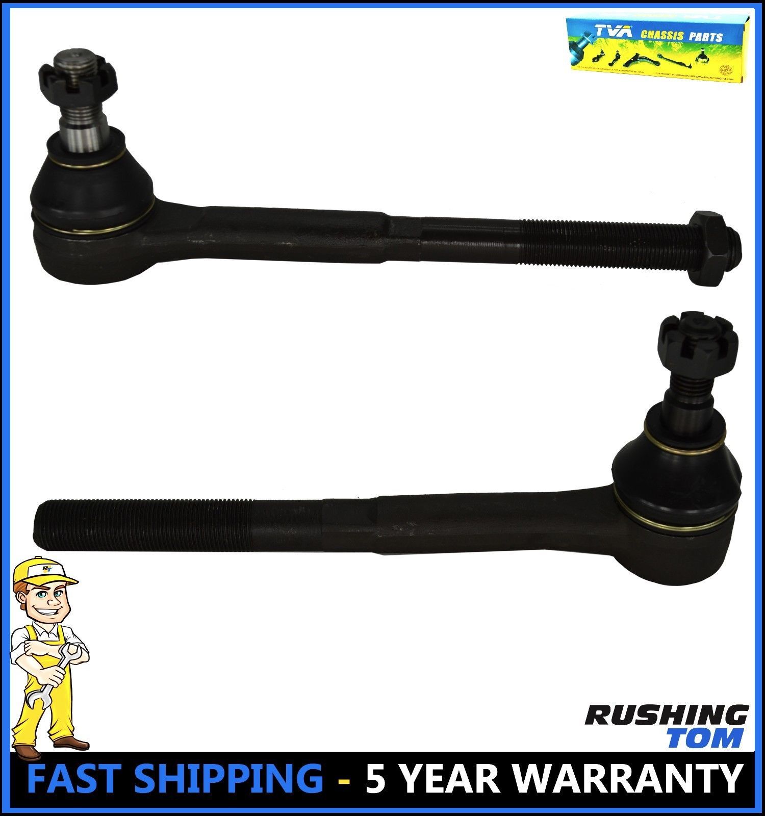 2 Front Left Driver Right Passenger Inner Tie Rod Expedition Ford F150