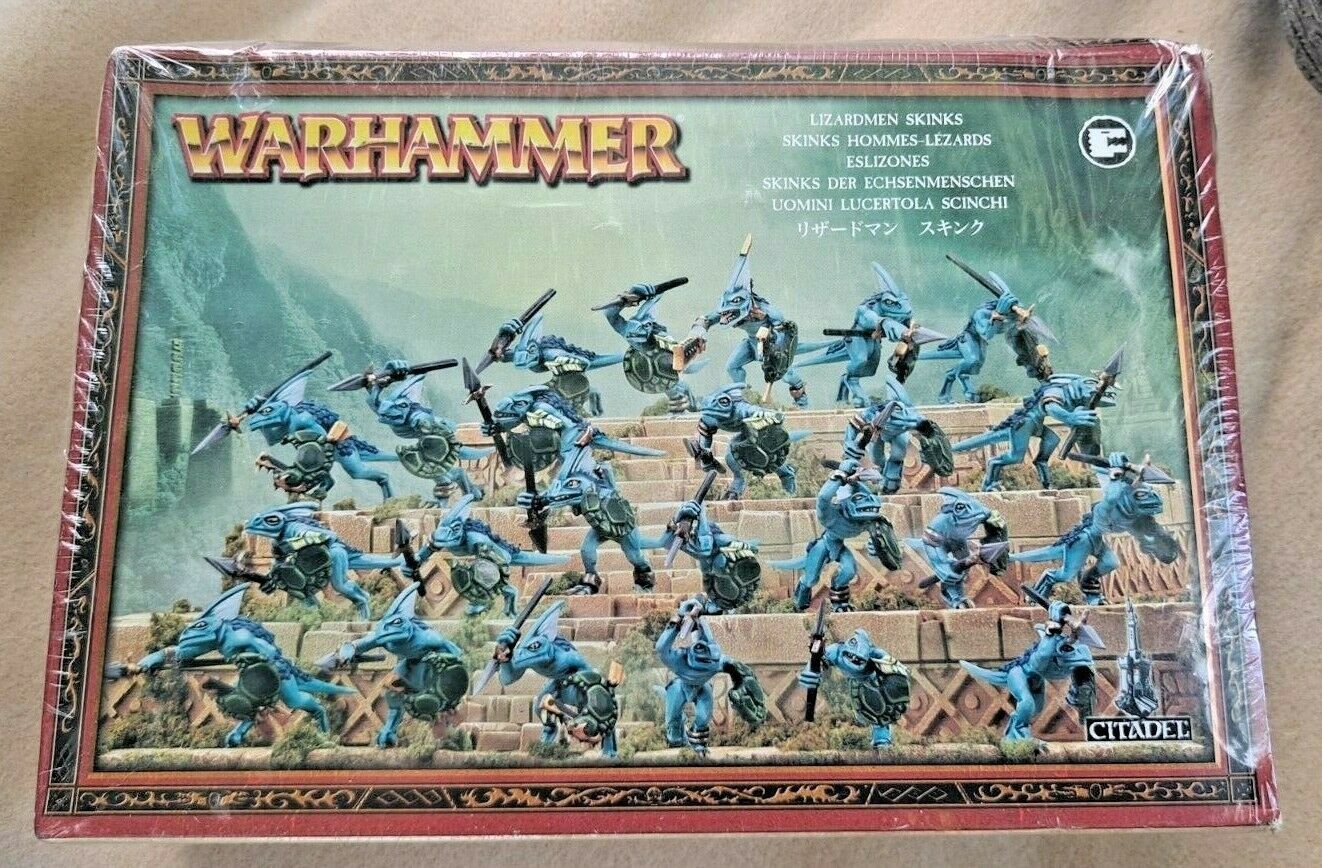 Primary image for GW Warhammer Lizardmen Skink Regiment (88-07) (24 skinks in box) - SEALED BOX