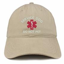 Trendy Apparel Shop Service Dog Do Not Pet Embroidered Brushed Cotton Ca... - $18.99