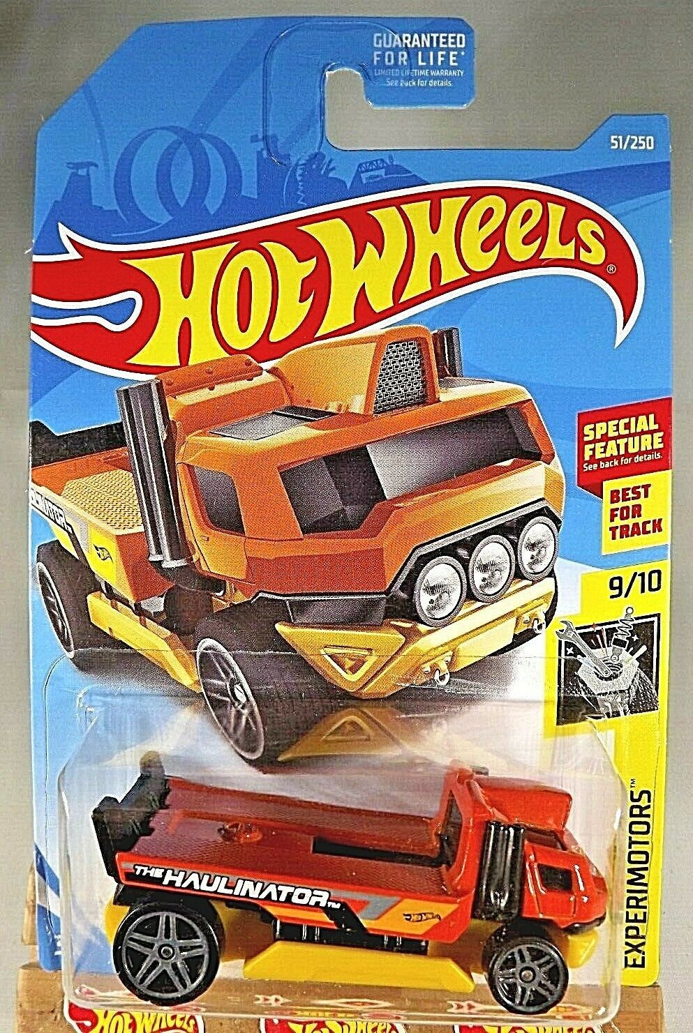 2019 Hot Wheels #51 Experimotors 9/10 THE HAULINATOR Orange w/Gray Pr5 ...