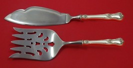 Memory Lane by Lunt Sterling Silver Fish Serving Set 2 Piece Custom Made HHWS - $147.51