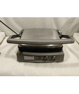 Cuisinart GR-150 Griddler Double Griddle Plate Deluxe Brushed Stainless ... - $99.12