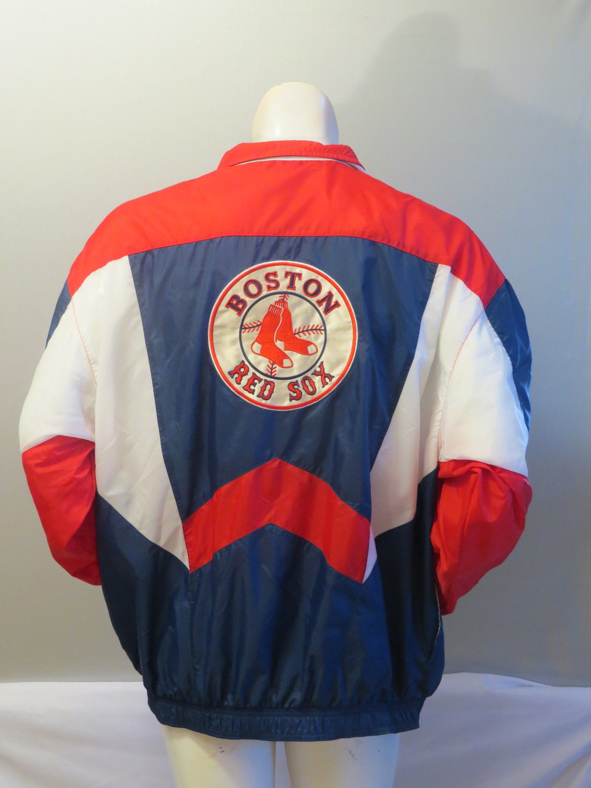 Boston Red Sox Jacket (VTG) - Colorblock Windbreaker by Starter - Men's ...