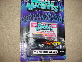 Muscle Machines 65 Chevelle 02-100 Flamed Free Usa Shipping - $11.29