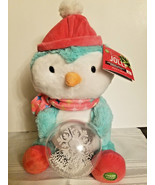 Christmas Animated Musical Winter Wonderland Plush Penguin with Snowball - £26.13 GBP