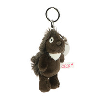 NICI Porcupine Brown Stuffed Animal Beanbag Key Chain 4 inches - $10.00