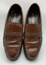 Florsheim Men&#39;s Burbank Moc Toe Penny Loafer Cognac Shoes 15092-221 SIZE... - $19.34