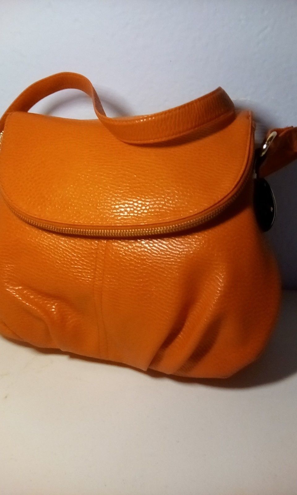 merona leather purse