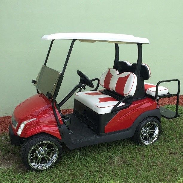 Golf Cart Body Kit For Club Car Precedent RED PushPull Golf Carts
