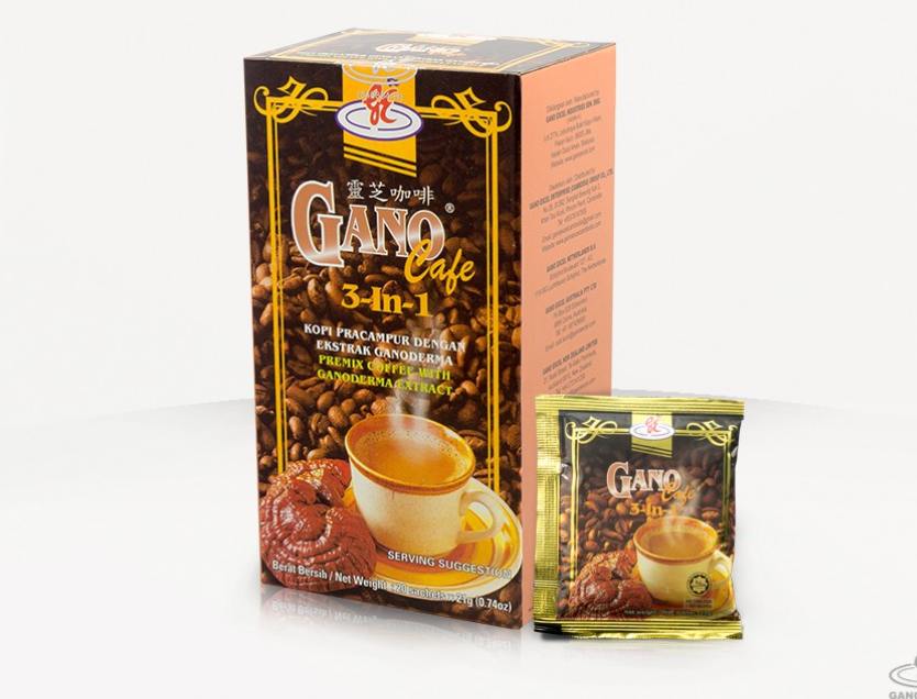 Gano Cafe 3 in 1 Premix Coffee with Ganoderma Extract 20sachets (DHL
