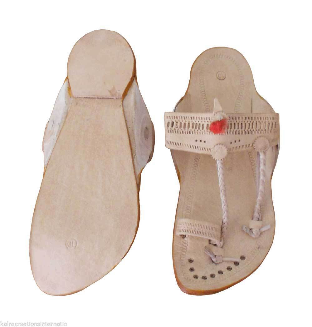 leather kolhapuri slippers