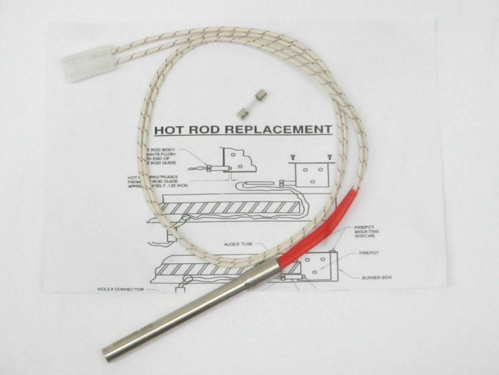 Replacement Igniter for CharGriller Pellet Grill Fire Rod (9020 / 9040