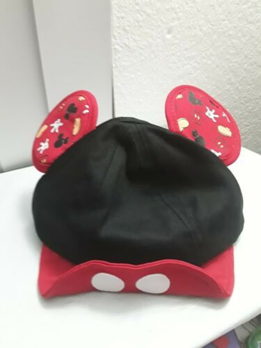 Disney Parks Mickey Mouse Infant Baby Ball Cap with Ears NWT
