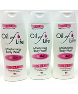 (LOT 3) Oil of Life 2 In 1 Moisturizing Fragrance Body Wash 18 Oz Ea BRA... - $22.73