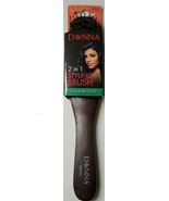 Donna Premium Collection 2 In 1 Styling Brush Boar Bristles New - $9.47