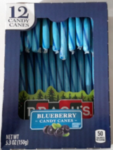 Brach's Blueberry Candy Canes ~ Artificial Flavored ~ 12 Pk ~ 5.3 oz ~ Exp. 4/25 - $14.84