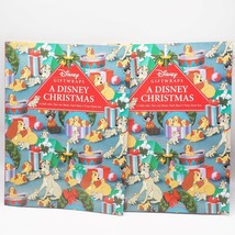 Lot of 2 1992 Disney Giftwraps Book A Disney Christmas - $62.01