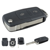 Replace Remote Uncut Car Flip Key Case Shell fit for Volkswagen BORA GOL... - $10.16