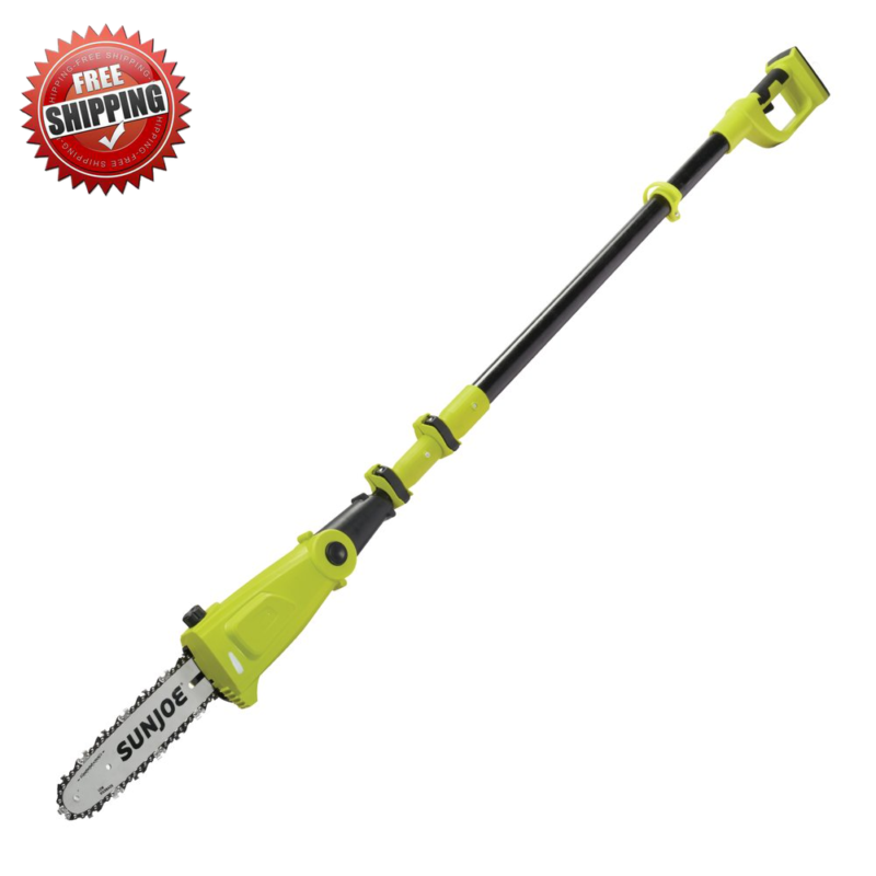 Sun Joe 24VPS10CT 24Volt ION+ Cordless Telescoping Pole Chainsaw , Tool Only Chainsaws