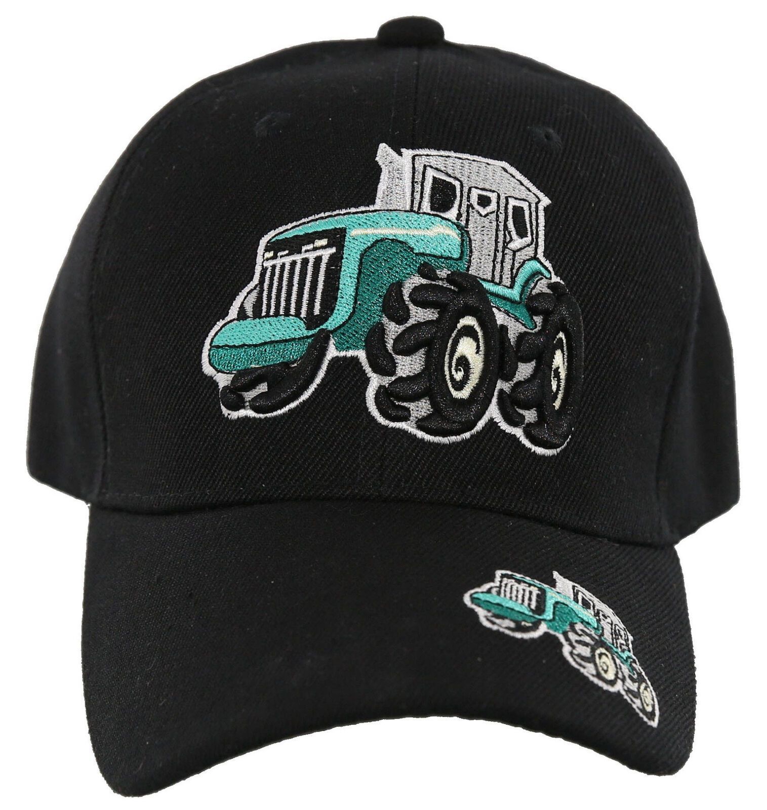NEW! BIG FARM TRACTOR BALL CAP HAT BLACK Men's Hats
